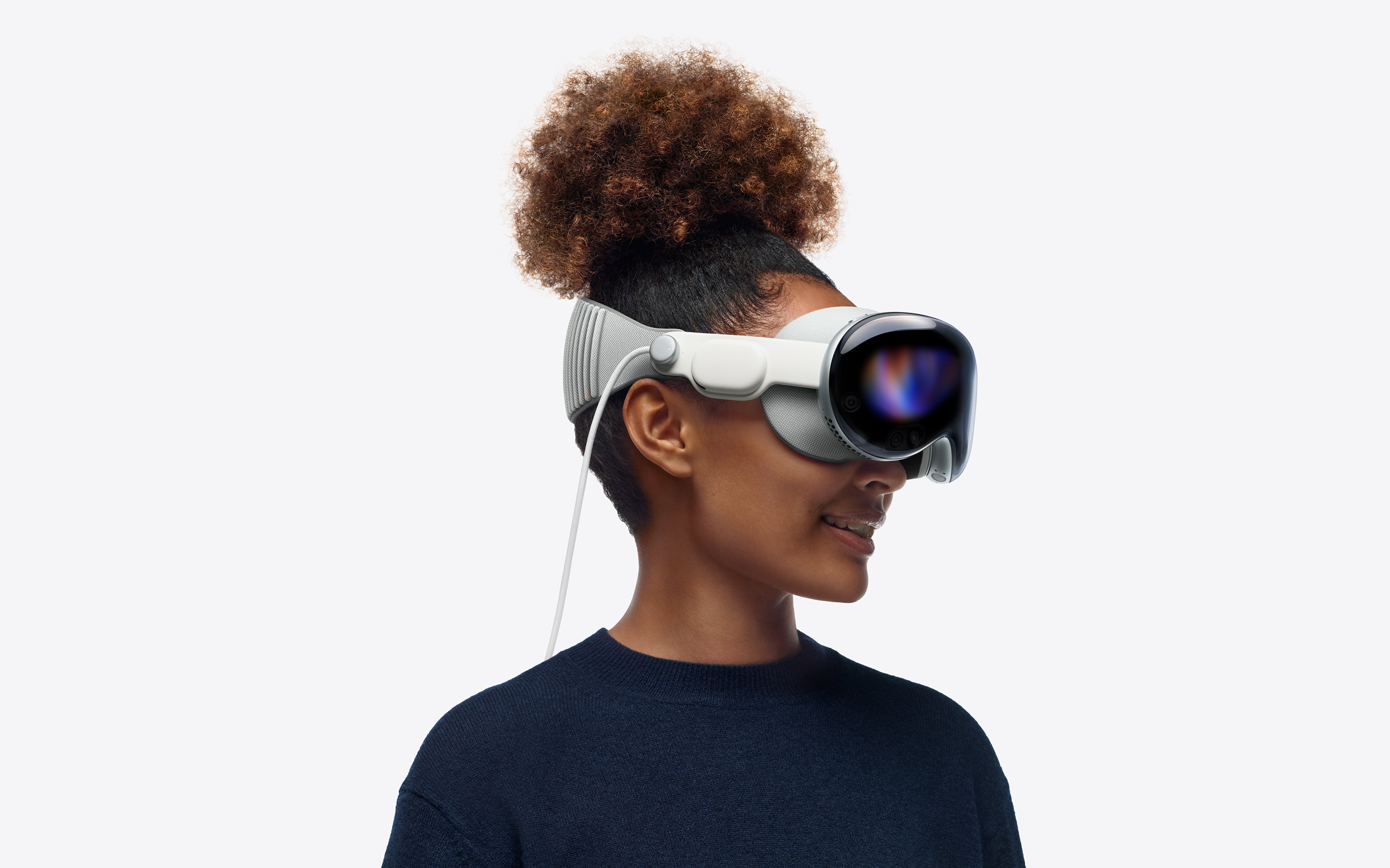 Landing page for Apple's new product for M.Video