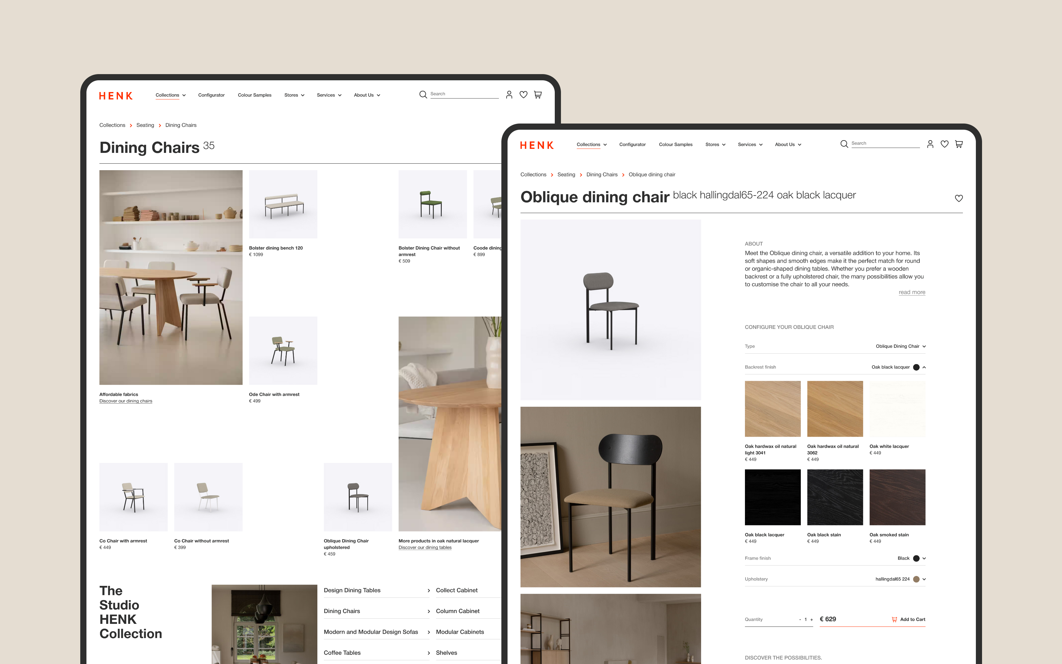 Studio HENK — E-commerce Website Redesign